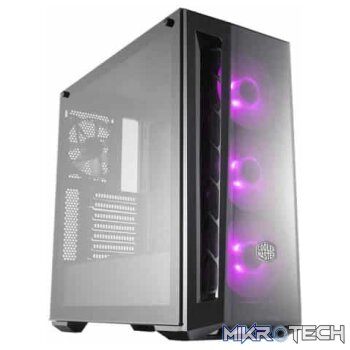 Cooler Master MasterBox MB520 RGB Tempered Glass Mid Tower ATX Case  Black